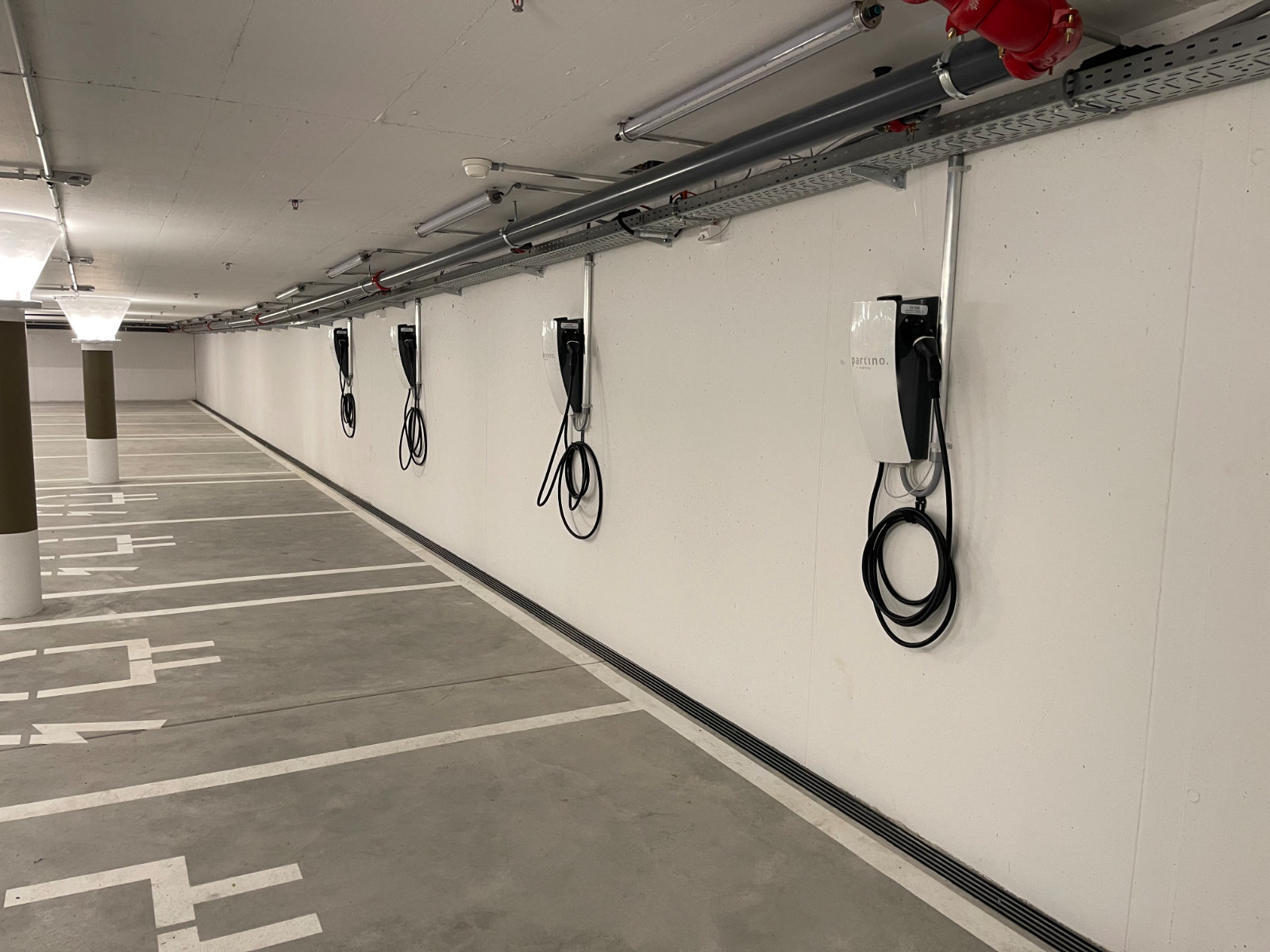 Partino / Ecotap - Parkhaus Ladestation
