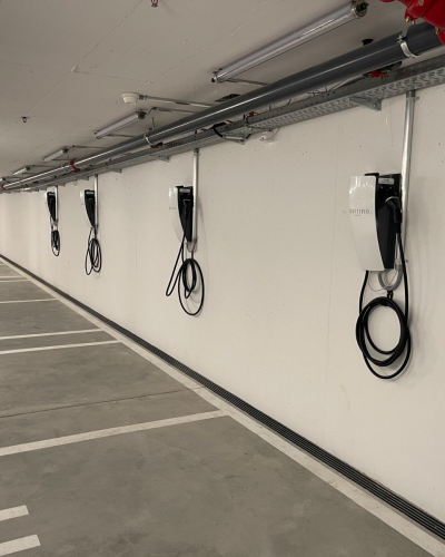 Partino / Ecotap - Parkhaus Ladestation